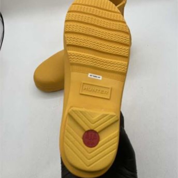 Hunter Yellow Rain & Snow Boots with Durable Rubber Sole - Picture 2 of 5